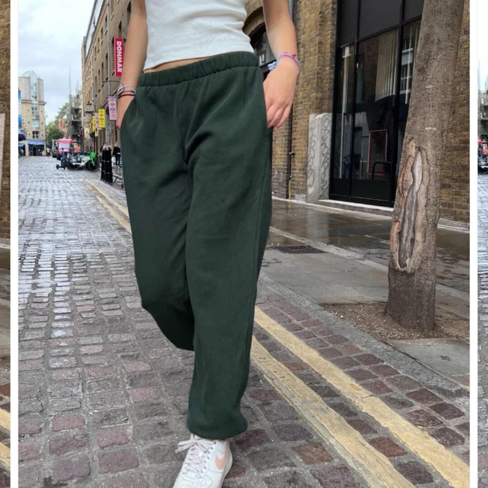 John Galt Dark Green Rosa Sweatpants